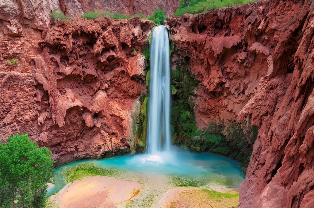 Mooney Falls, Grand Canyon, Havasupai Indian Reservation, Arizona by Tripps Plus Las Vegas